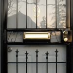 black traditional castle/staggered w/mailslot #27 #27